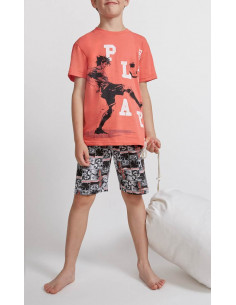 Pijama Corto Algodón Play...