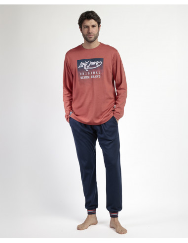 Pijama Largo Algodón Lois Admas 63157