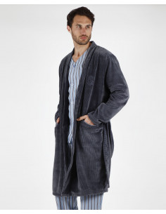 Bata Larga Rayas Admas 57527