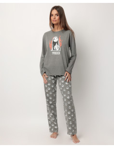 Pijama Largo Algodón...