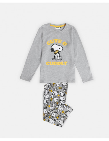 Pijama Largo Algodón Snoopy Admas 62455