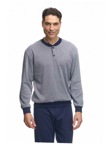 Pijama Largo Algodón Asman 7833
