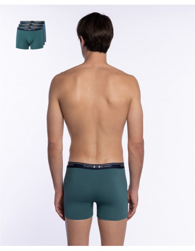 Pack Calzoncillos Bóxer Algodón Punto Blanco 53438/40