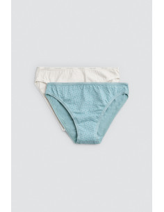 Pack 2 Bragas Mini Algodón...