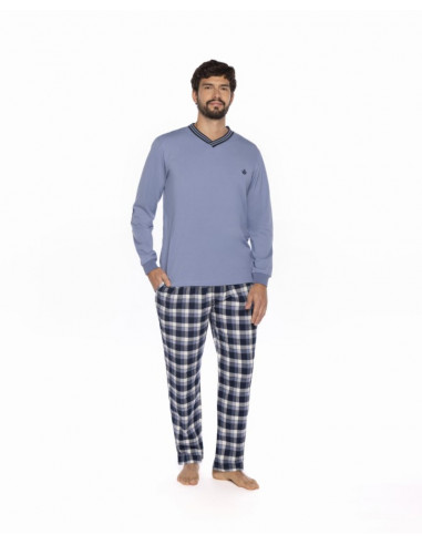 Pijama Largo Punto - Viella Guasch PZ421