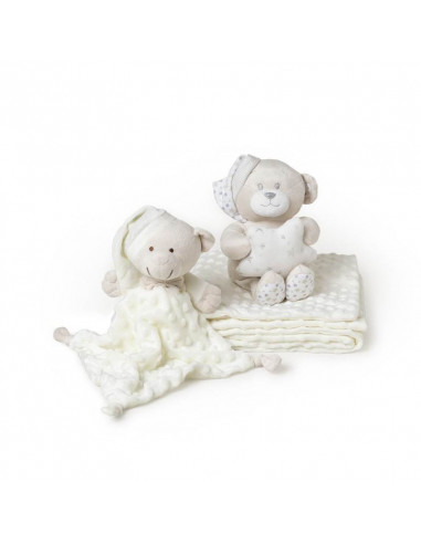 Casita Peluche Oso + Manta Topos +...