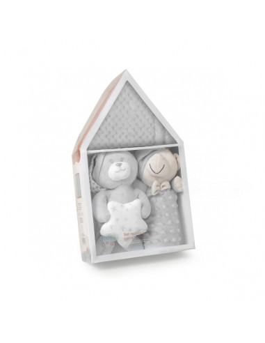 Casita Peluche Oso + Manta Topos +...