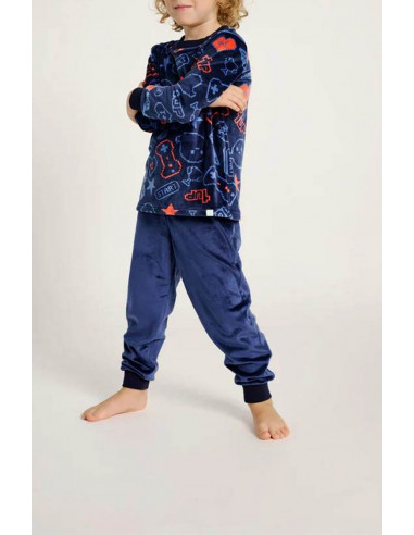 Pijama Largo Tundosado Gamer Muydemi...