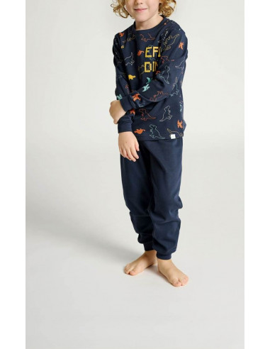 Pijama Largo Algodón Dinosaurio...
