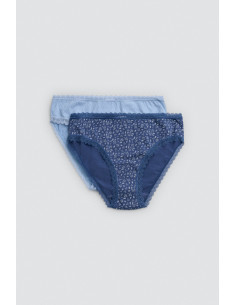 Pack 2 Bragas Midi Algodón...