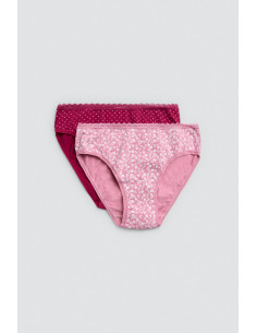 Pack 2 Bragas Midi Algodón...