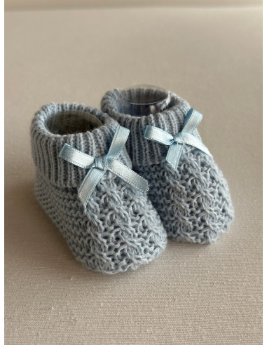 Patucos Punto Bebé Recién Nacido...