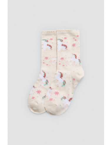 Pack 2 Calcetines Algodón Unicornios... Pack 2 Calcetines Algodón Unicornios...