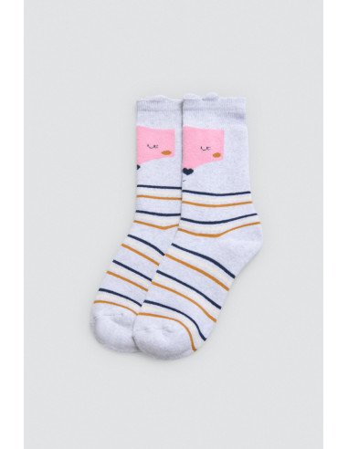 Calcetín Térmico Estampado Ysabel... Calcetín Térmico Estampado Ysabel...