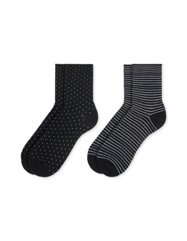 Pack 2 Calcetines Media Caña Modal...