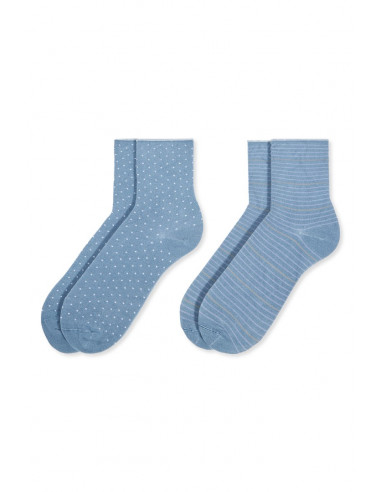 Pack 2 Calcetines Media Caña Modal...