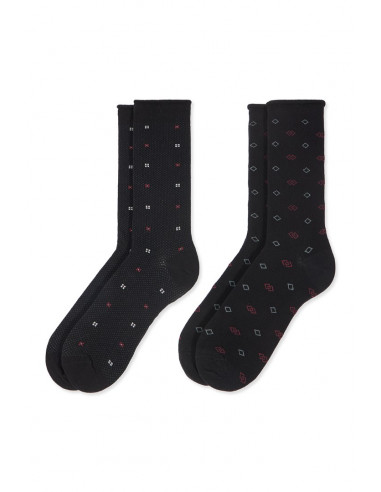 Pack 2 Calcetines Algodón Cálido...