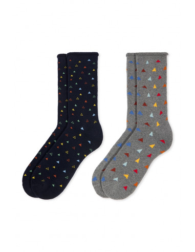 Pack 2 Calcetines Térmicos Triángulos...
