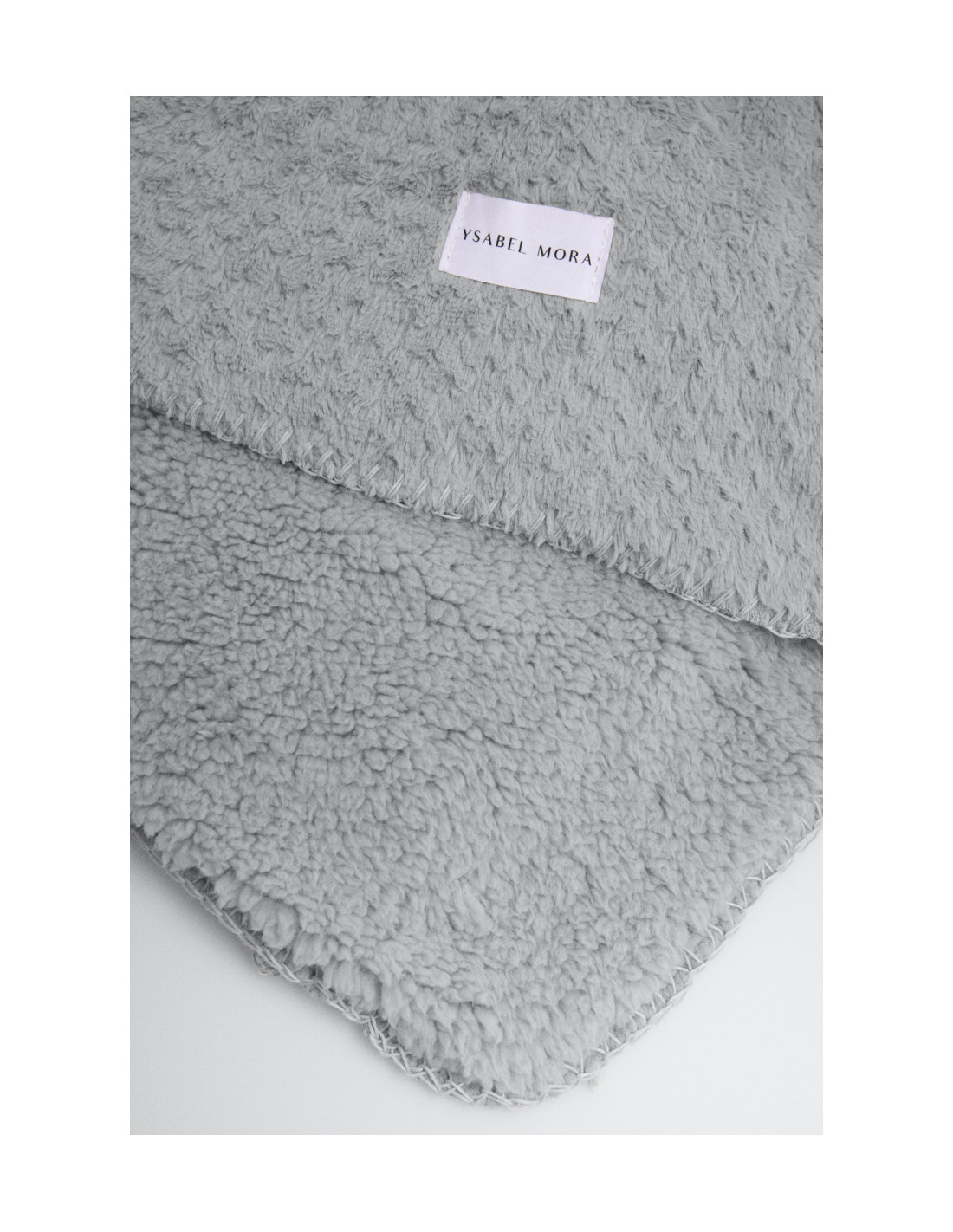 Manta Borreguito Gris Ysabel Mora 50029 Manta Borreguito Gris Ysabel Mora 50029