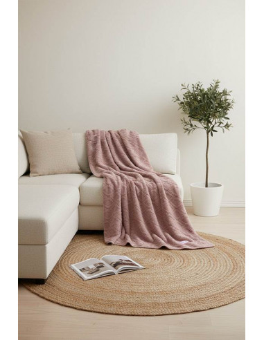 Manta Texturizada Rosa Ysabel Mora 50027