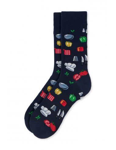 Calcetín Media Caña Algodón Chef...