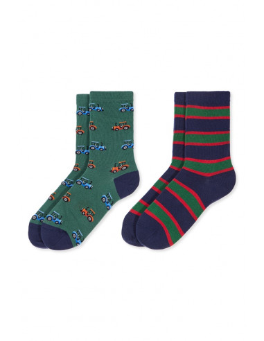 Pack 2 Calcetines Tobilleros Algodón...