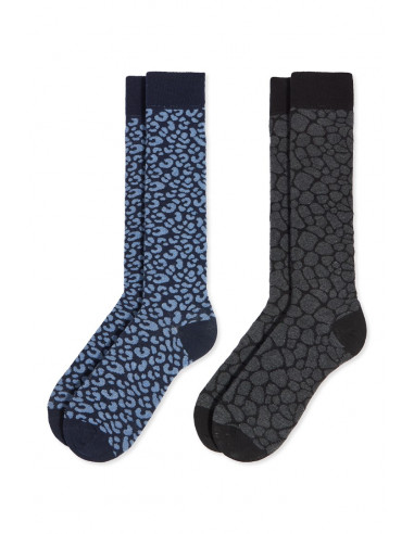 Pack 2 Calcetines Altos Algodón...