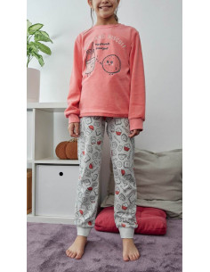 Pijama Largo Tundosado Milk...