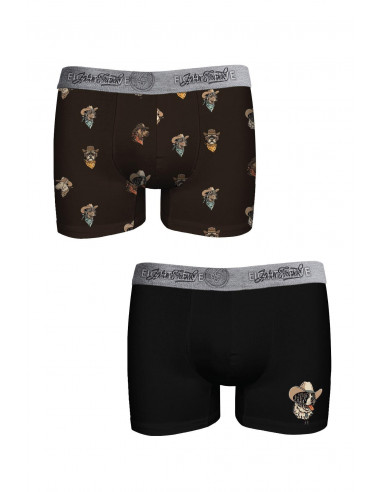 Pack 2 Calzoncillos Bóxer Estampados...