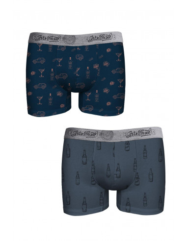 Pack 2 Calzoncillos Bóxer Estampados...