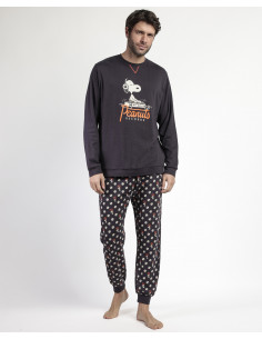 Pijama Largo Algodón Snoopy...