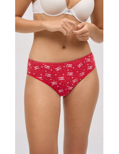 Braga Midi Roja Algodón...