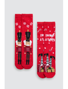 Pack 2 Calcetines Navidad...