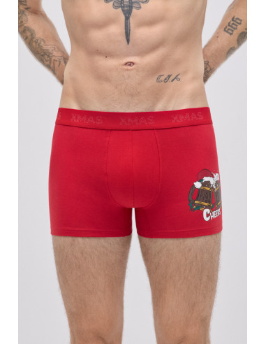 Calzoncillo Bóxer Rojo Navideño...