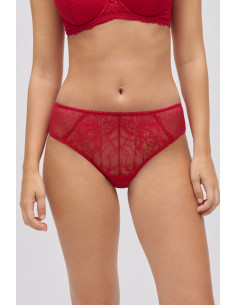 Braga Midi Encaje Rojo...