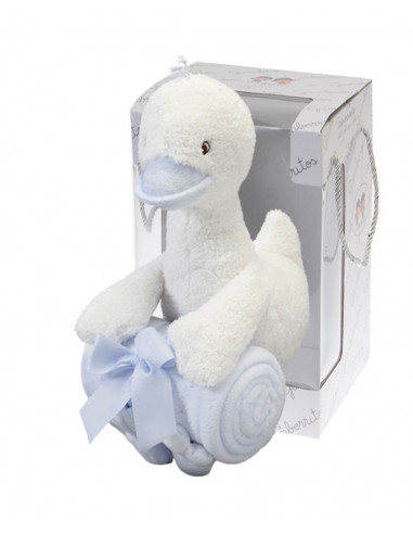 Manta + Peluche Patito Gamberritos 11012