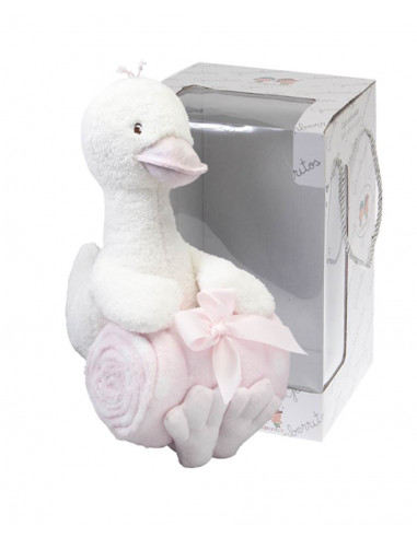 Manta + Peluche Patito Gamberritos 11012