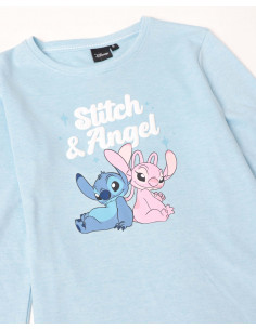 Pijama Largo Algodón Stitch... 2