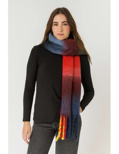 Bufanda Gruesa Cuadros Girasol...