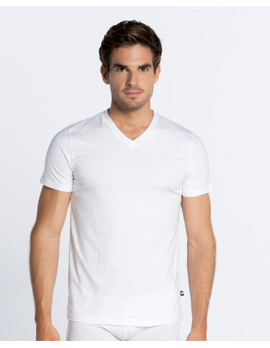 Camiseta Interior Manga Corta Basix...