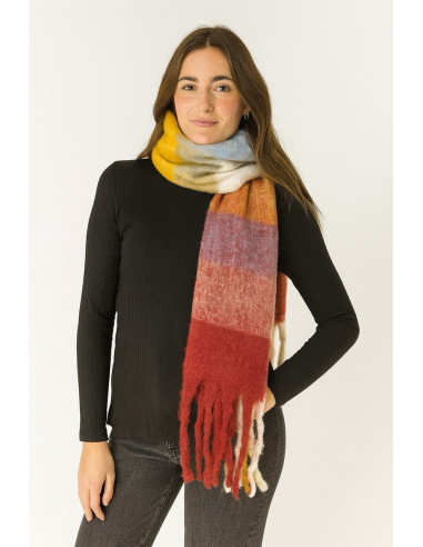 Bufanda Gruesa Cuadros Girasol...