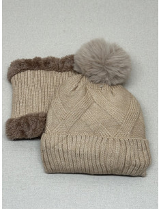 Gorro Pompón + Cuello JS...