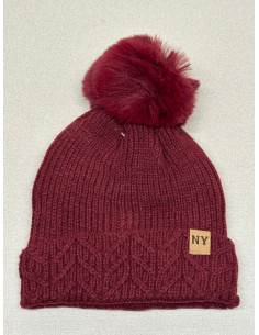 Gorro Punto Pompón New York...