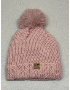 Gorro Punto Pompón New York...