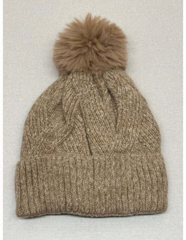 Gorro Punto Ochos Pompón J.S Ondo...