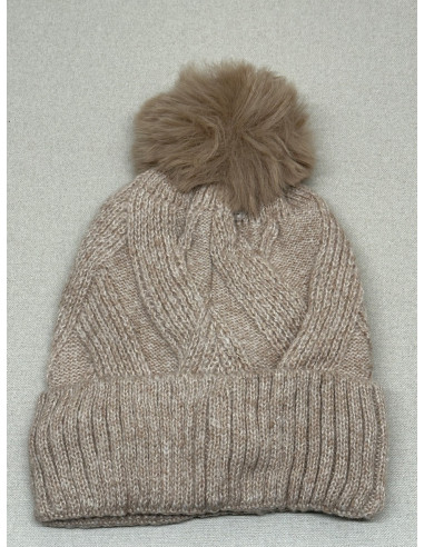 Gorro Punto Ochos Pompón J.S Ondo...