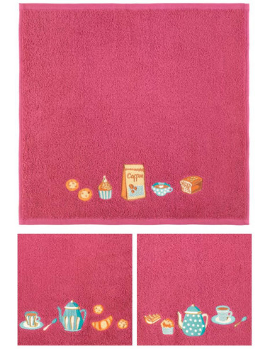 Pack 3 Paños Cocina Bordado Coffee...