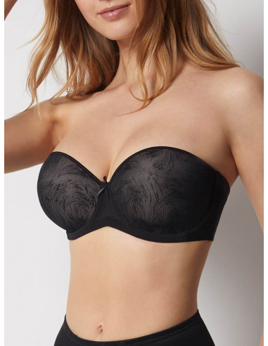 Sujetador Vilma Sin Tirantes Con Aro...