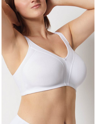 Sujetador Blanca Sin Aro Sin Relleno...
