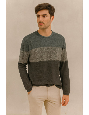 Jersey Punto Tricolor Losan 25053/P0202